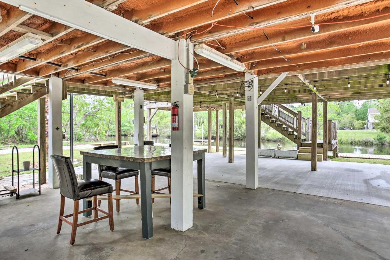 Вилла Bay St Louis House With Boat Dock And Launch! Shoreline Park Экстерьер фото