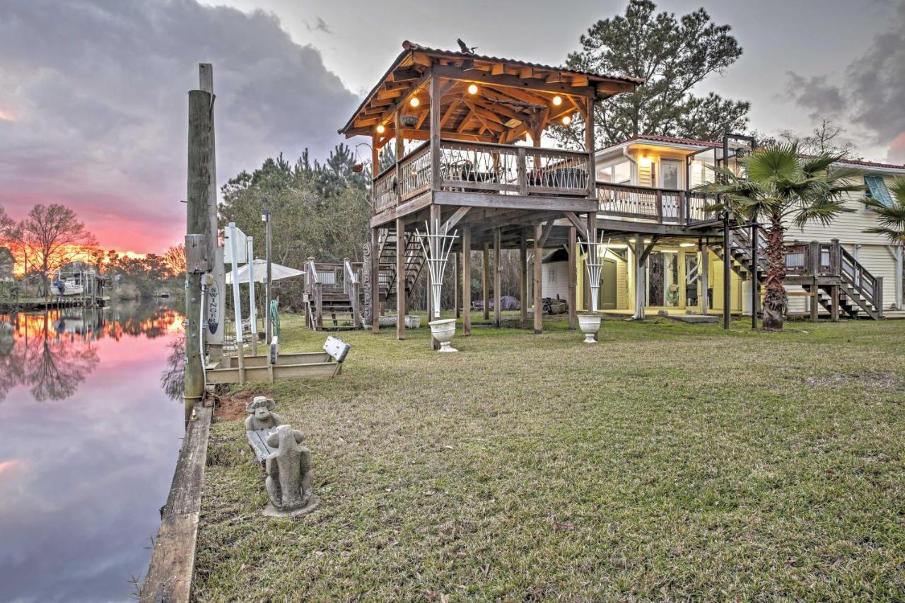 Вилла Bay St Louis House With Boat Dock And Launch! Shoreline Park Экстерьер фото