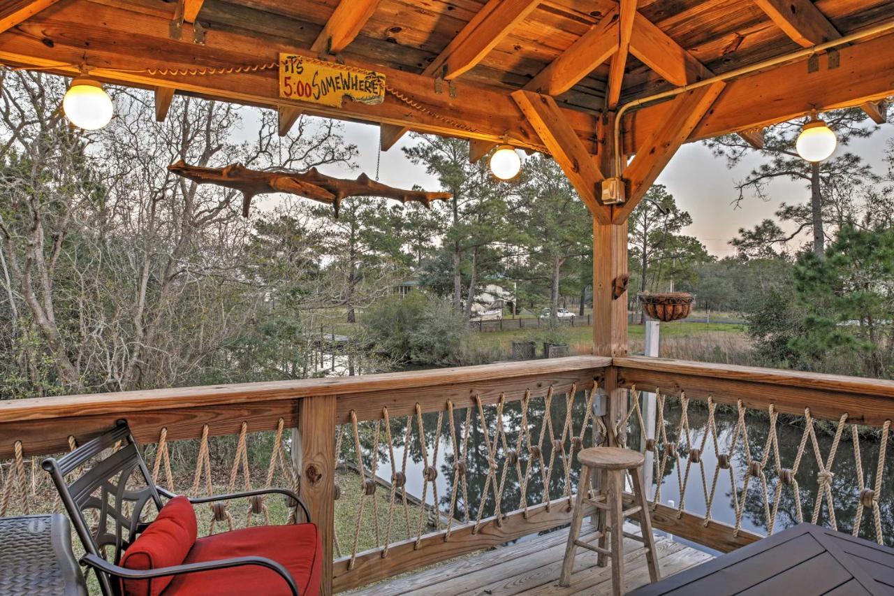 Вилла Bay St Louis House With Boat Dock And Launch! Shoreline Park Экстерьер фото