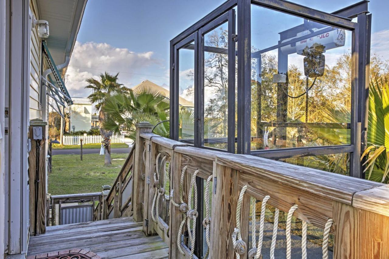 Вилла Bay St Louis House With Boat Dock And Launch! Shoreline Park Экстерьер фото